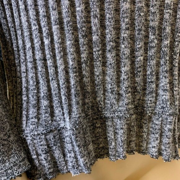 FREE PEOPLE Ribbed Mock Neck Thin Knit Sweater - Picture 9 of 11